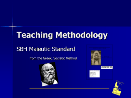 Teaching Methodology