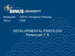 Stage Two - Binus Repository