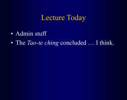 March 23rd, 2004 lecture notes as a ppt file
