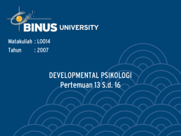 Stage Two - Binus Repository