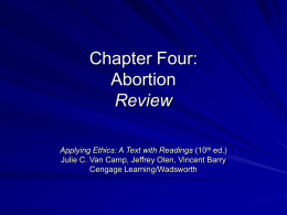 Chapter Four: Abortion
