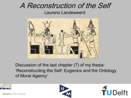 A Reconstruction of the Self