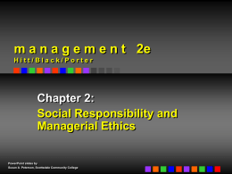 Hitt/Black/Porter: Management 1st ed.