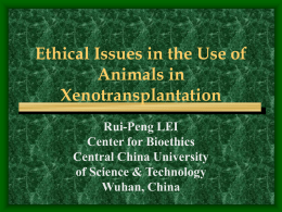 AnimalEthics060801 - Center for Ethics of Science and