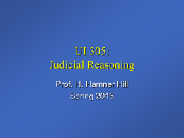 Phl 347: Philosophy of Law