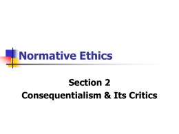 Chapter 3 Normative Ethics