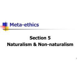 Meta-ethics - Bloomsbury