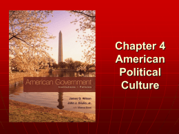 Chapter 1 The Study of American Government
