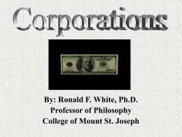 Nexus-of-Contracts Theory - Mount St. Joseph University