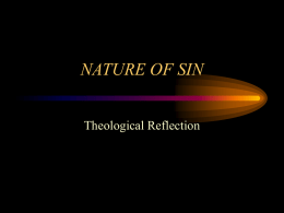 nature of sin