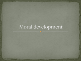 Moral development