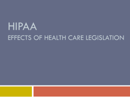 HIPAA law - PassFinal.com