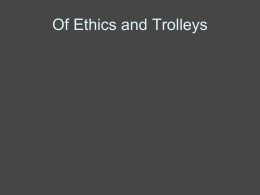 ethical reasoning trolley and definitions