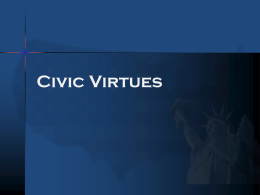 civic virtues power point