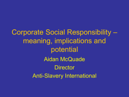 CSR – a corporate tool or a moral obligation