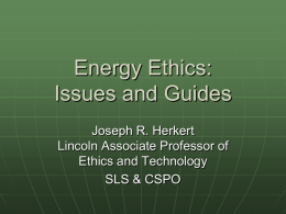 Engineering Ethics and Climate Change