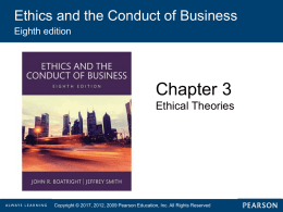 3. Ethical Theories