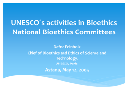 Assisting Bioethics Committees (ABC)
