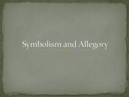 Symbolism and Allegory PPT