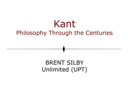 Kant - Def