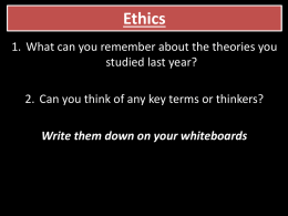 Virtue Ethics - WordPress.com