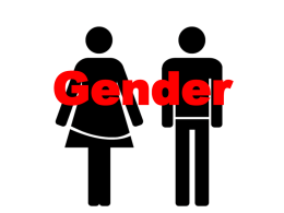 Gender - Introduction to Human Behavior