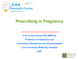 Prescribing in Pregnancy_2011