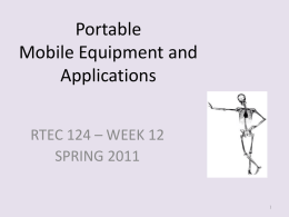 portable (mobile) radiography