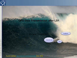 QPS Data Transmission after LS1