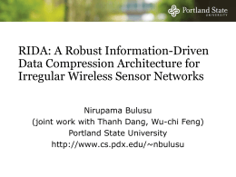 RIDA: A Robust Information-Driven Data Architecture for Irregular