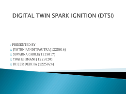 digital twin spark ignition(dtsi)