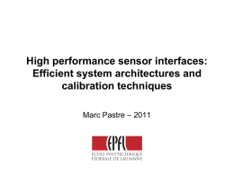 High performance sensor interfaces