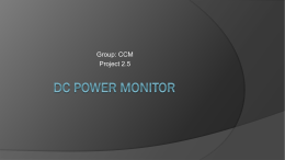 DC power monitor