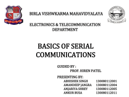 asynchronous serial communication