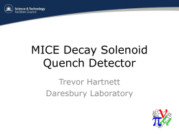 MICE Decay Solenoid Quench Detector