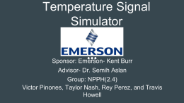 Temperature Signal Simulator