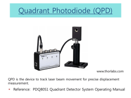 Quadrant photo diodes