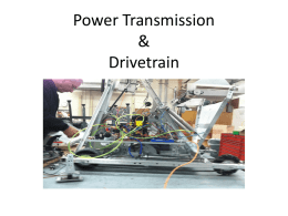 Power Transmission & Drivetrain