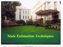Basics of state estimation