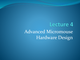 PPT - UCLA IEEE Micromouse