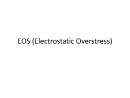 EOS (Electrostatic Overstress)