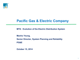 Pacific Gas & Electric - Greentech Leadership Group