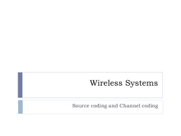Wireless systems 27 th february