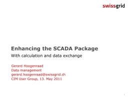 Changing SCADA Package