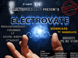 Electrovate Lecture 2012