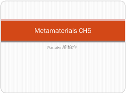 Metamaterials CH5