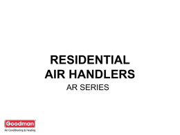 ARPT Residential Air Handler