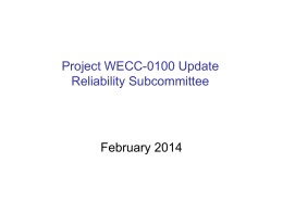 WECC-0100 RS Update_020614