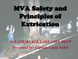 MVA Safety and Principles of Extrication ppt
