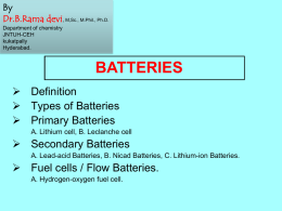 Batteries - Sakshieducation.com
